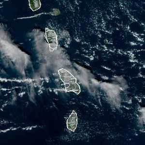 météo tropicale : Image satellite .