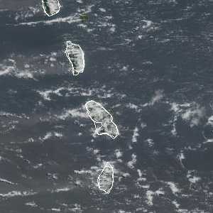 météo tropicale : Image satellite .