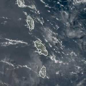 météo tropicale : Image satellite .