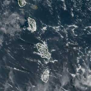 météo tropicale : Image satellite .