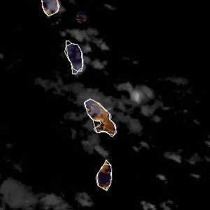 météo tropicale : Image satellite .