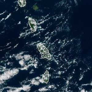 météo tropicale : Image satellite .