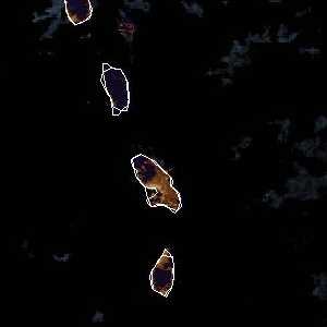 météo tropicale : Image satellite .