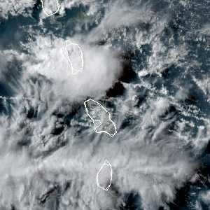 météo tropicale : Image satellite .