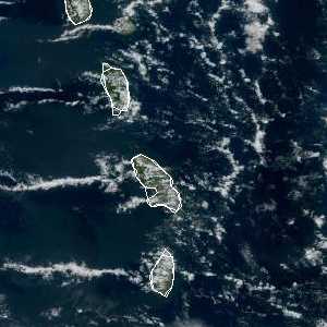 météo tropicale : Image satellite .