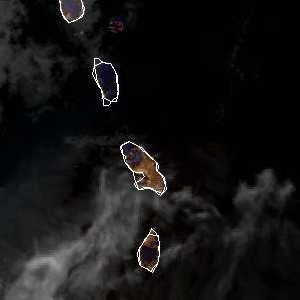 météo tropicale : Image satellite .