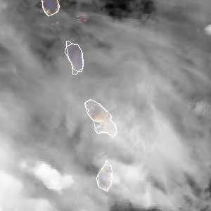 météo tropicale : Image satellite .