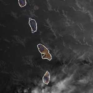 météo tropicale : Image satellite .