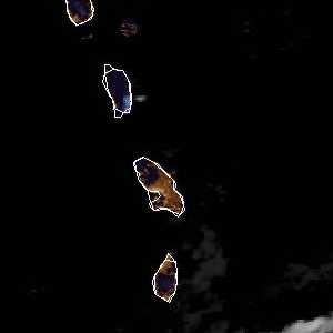 météo tropicale : Image satellite .