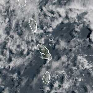 météo tropicale : Image satellite .