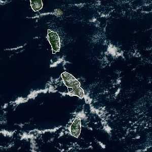 météo tropicale : Image satellite .