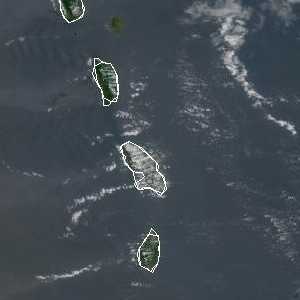 météo tropicale : Image satellite .