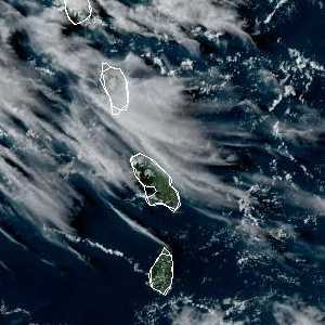 météo tropicale : Image satellite .