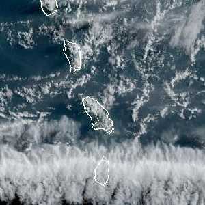 météo tropicale : Image satellite .