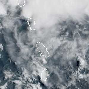 météo tropicale : Image satellite .