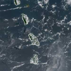 météo tropicale : Image satellite .