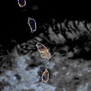 tropical weather: Satellite image.