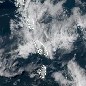 météo tropicale : Image satellite .