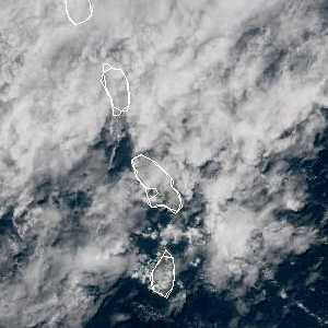météo tropicale : Image satellite .