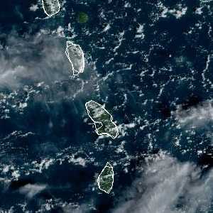 météo tropicale : Image satellite .