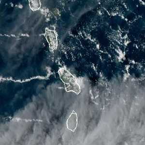 météo tropicale : Image satellite .