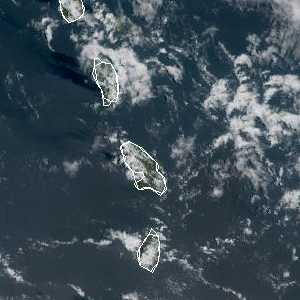 météo tropicale : Image satellite .