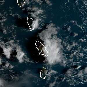 météo tropicale : Image satellite .