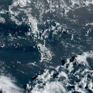 météo tropicale : Image satellite .