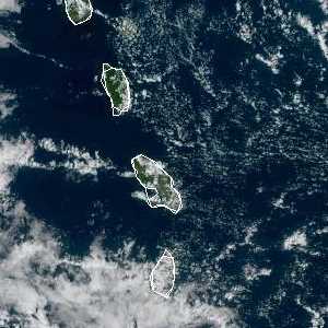 météo tropicale : Image satellite .