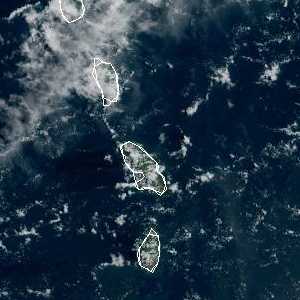 météo tropicale : Image satellite .