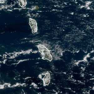 météo tropicale : Image satellite .