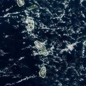 météo tropicale : Image satellite .