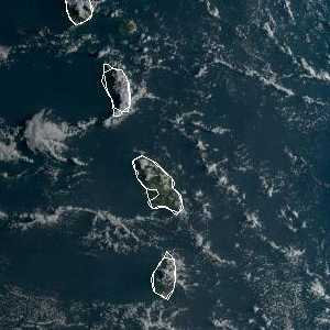 météo tropicale : Image satellite .