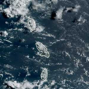 météo tropicale : Image satellite .