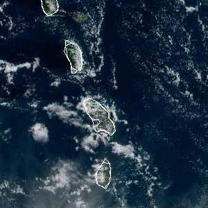 météo tropicale : Image satellite .