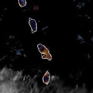 météo tropicale : Image satellite .
