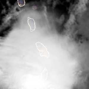 météo tropicale : Image satellite .