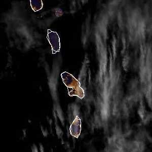 météo tropicale : Image satellite .