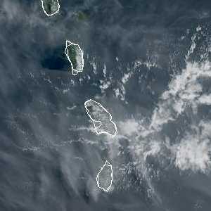 météo tropicale : Image satellite .