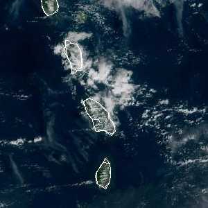 météo tropicale : Image satellite .