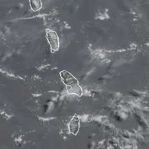 météo tropicale : Image satellite .