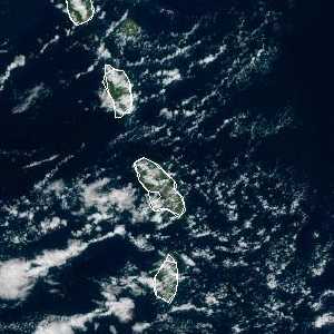 météo tropicale : Image satellite .