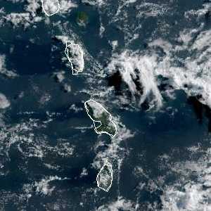 météo tropicale : Image satellite .