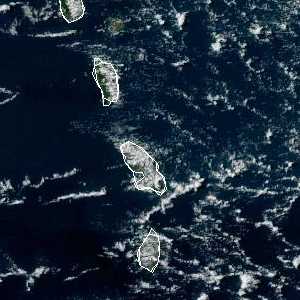 météo tropicale : Image satellite .
