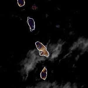 météo tropicale : Image satellite .