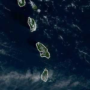 météo tropicale : Image satellite .