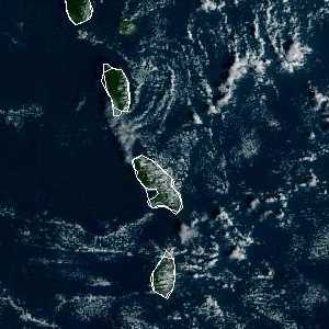 météo tropicale : Image satellite .