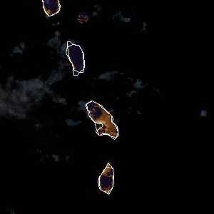 météo tropicale : Image satellite .