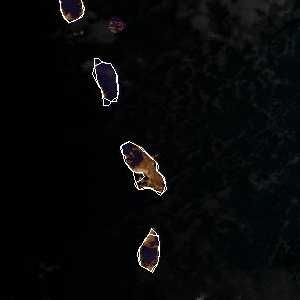 météo tropicale : Image satellite .