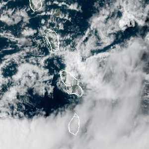 météo tropicale : Image satellite .